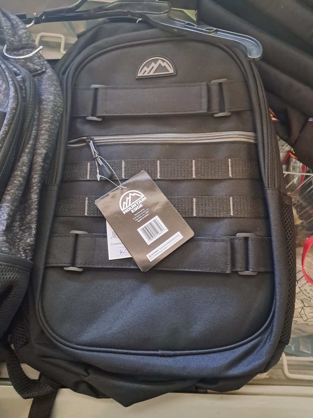 Black Tactical Backpack - Men